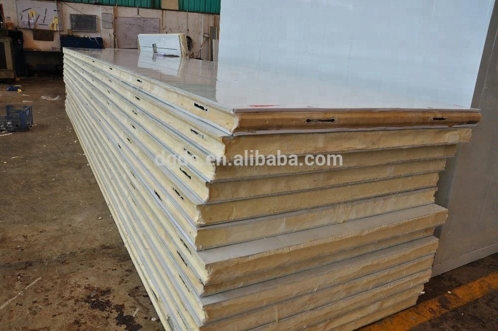 Polyurethane Sandwich Panel Cold Room Insulated Panels with cam lock assembled