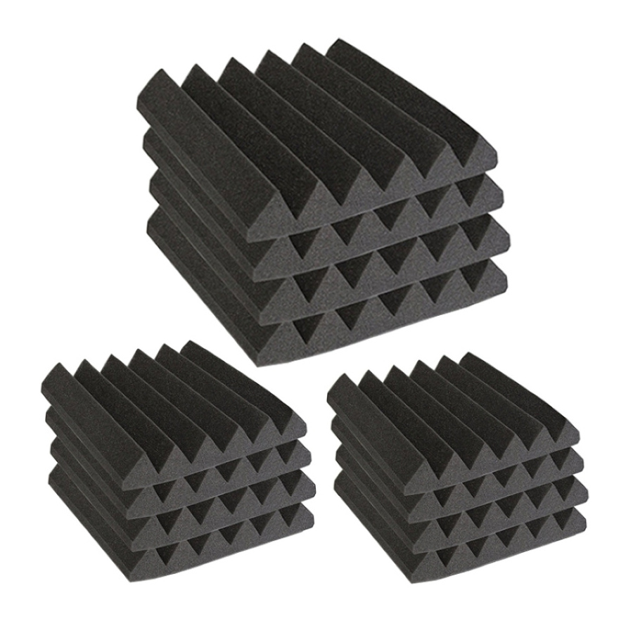 48x24 Inches Egg Crate Shape Soundproof Sponge Diffusers Drum Room Absorption Treatment Wall Sound Foam Pad