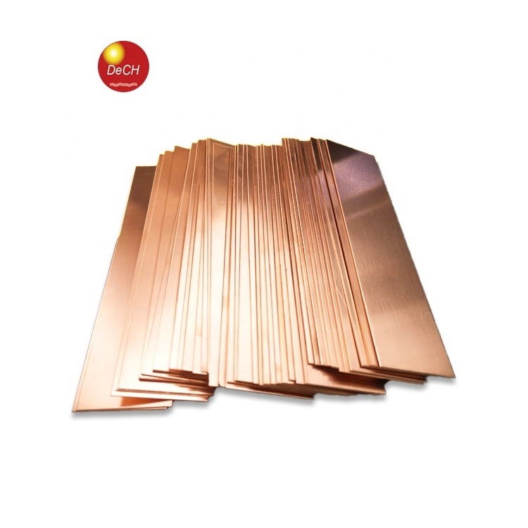 Red Copper Plate Sheet C1100 C1200 0.1mm 0.2mm 0.5mm 1mm 1.2mm 3mm 5mm