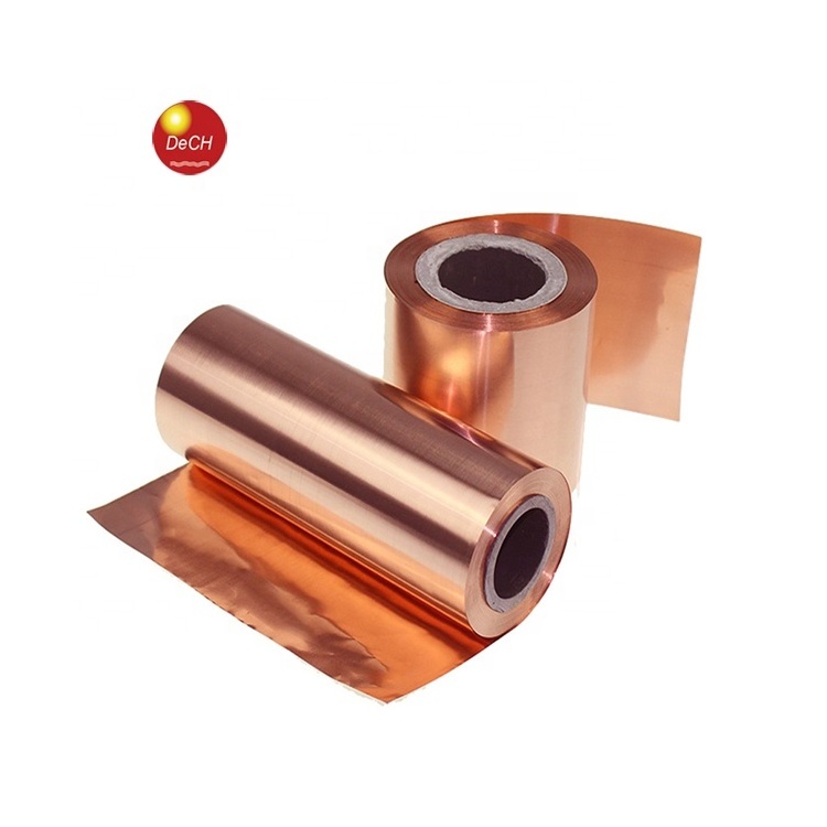 600mm Wide 0.05mm 0.06mm Thick Copper Thin Pure Copper Tape Foil Rolls