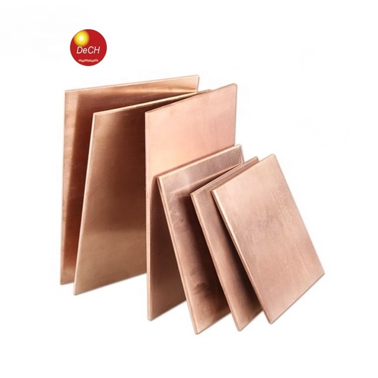 Red Copper Plate Sheet C1100 C1200 0.1mm 0.2mm 0.5mm 1mm 1.2mm 3mm 5mm