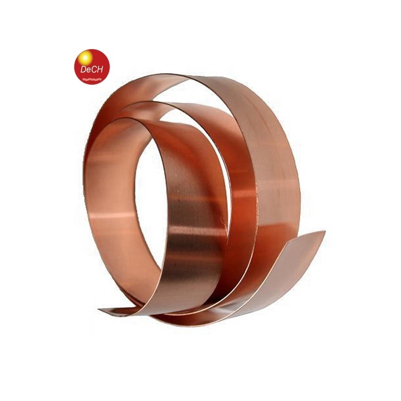 0.01mm 0.02mm 0.03mm 0.04mm 0.05mm 0.06mm 0.08mm 0.1mm Thick Pure Copper Strip Foil