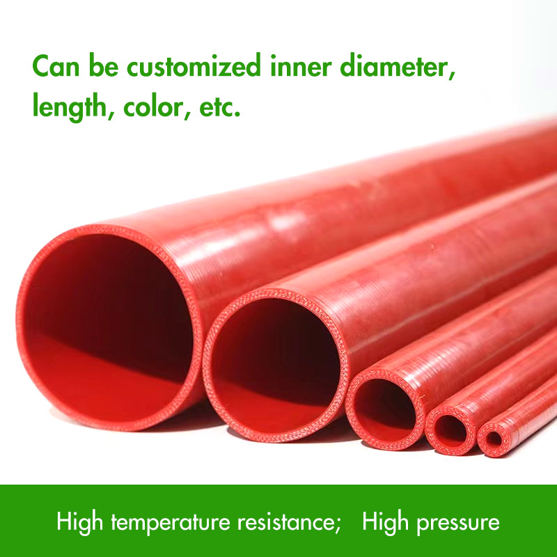 4 PLY straight silicone meter coolant hose ID 6mm/8/10/12/14/16mm straight silicone hose