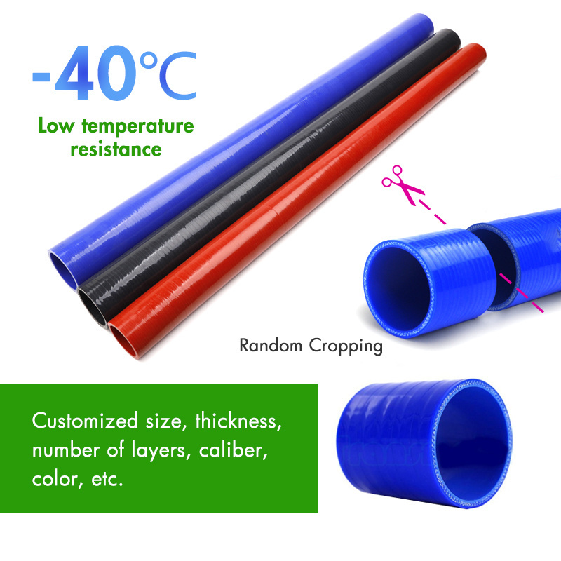 Silicone straight hose customized size coupler universal straight coupling meter silicone hose