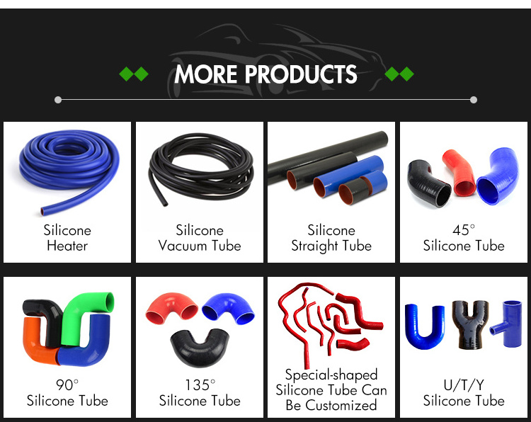 Silicone hose radiator turbo coolant hose car silicone tube corrugated silicone hose