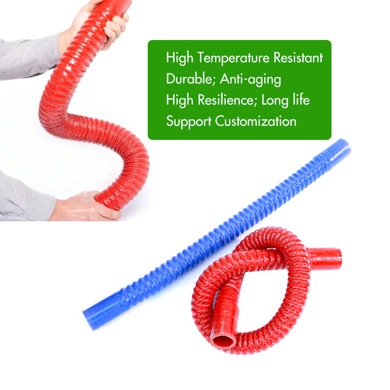 Silicone hose radiator turbo coolant hose car silicone tube corrugated silicone hose