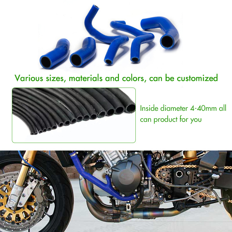 Blue radiator hose turbo intercooler motorcycle high performance silicone radiator hose kit