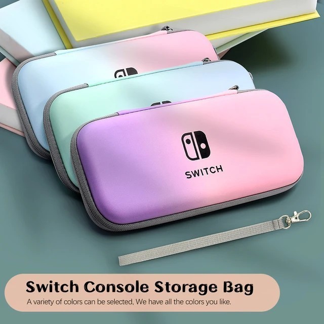 Custom red blue Protective Hard Portable Travel Carry EVA Hard Shell Carry Case for Nintendo Switch