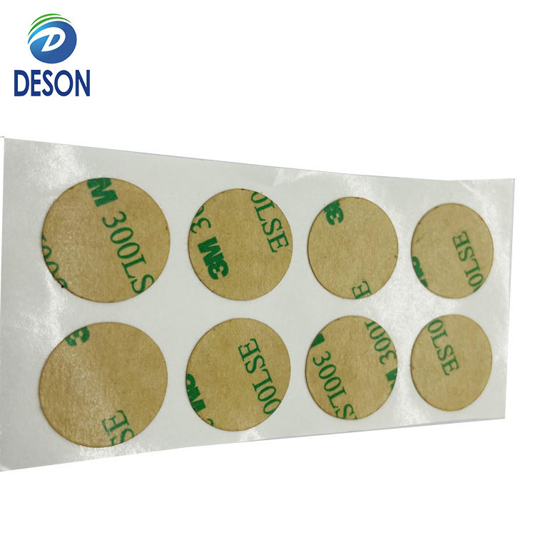 Deson 3m Waterproof Double-Sided Strong Self-Adhesive Acrylic Die-Cut Circles Permanent Adhesion PET Tape