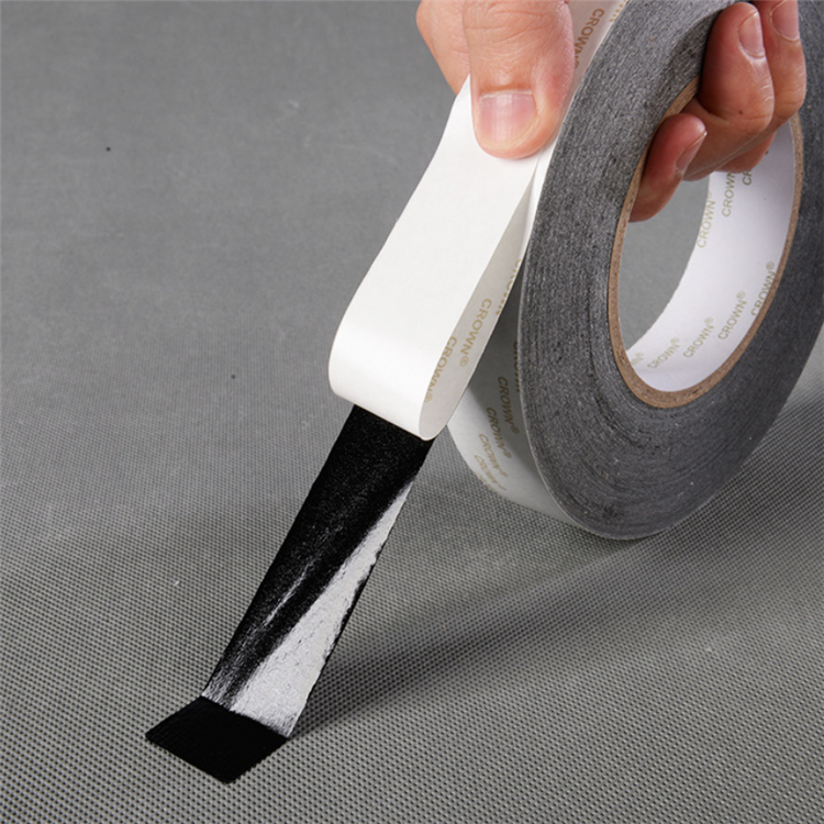 Deson die cut 3m self adhesive double sided circle tissue cotton sticky coated tape roller for DIY crafts