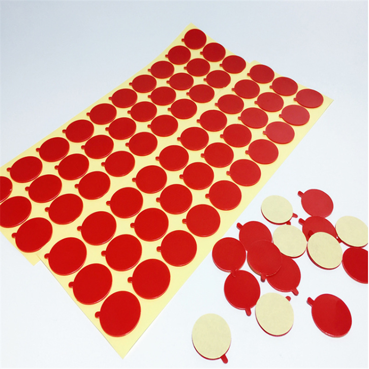 Deson Customized die cutting clear double sided tape foam sticky tape disc washer gasket pad circle 3m clear adhesive dots