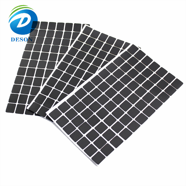 Deson 1cm Thickness Adhesive Bulk Self Perforated Sheet Closed Cell Rubber foam 5mm Pad Round Eva Foam