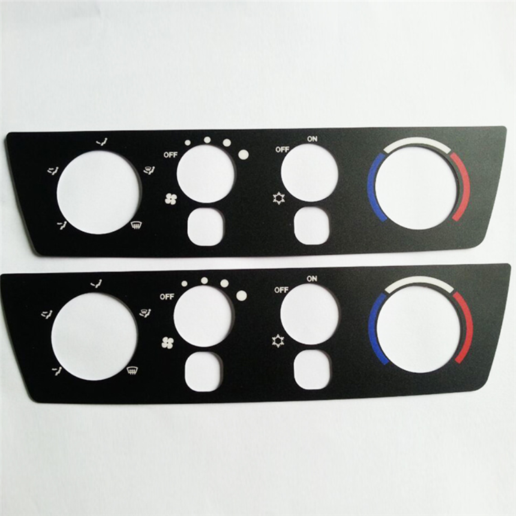 Deson Custom die cut adhesive label printing graphic overlay membrane switch keyboard silk print