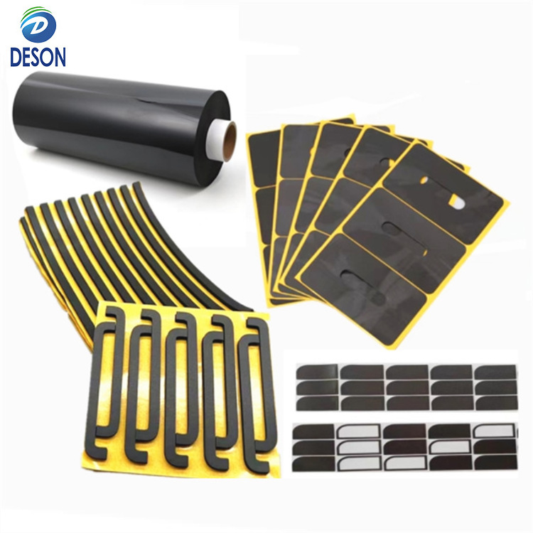 Deson Direct selling Japan Black Poron L32 Foam Self-adhesive Foam Foot Pad Polyurethane High Energy Absorption poron LE 20 Foam