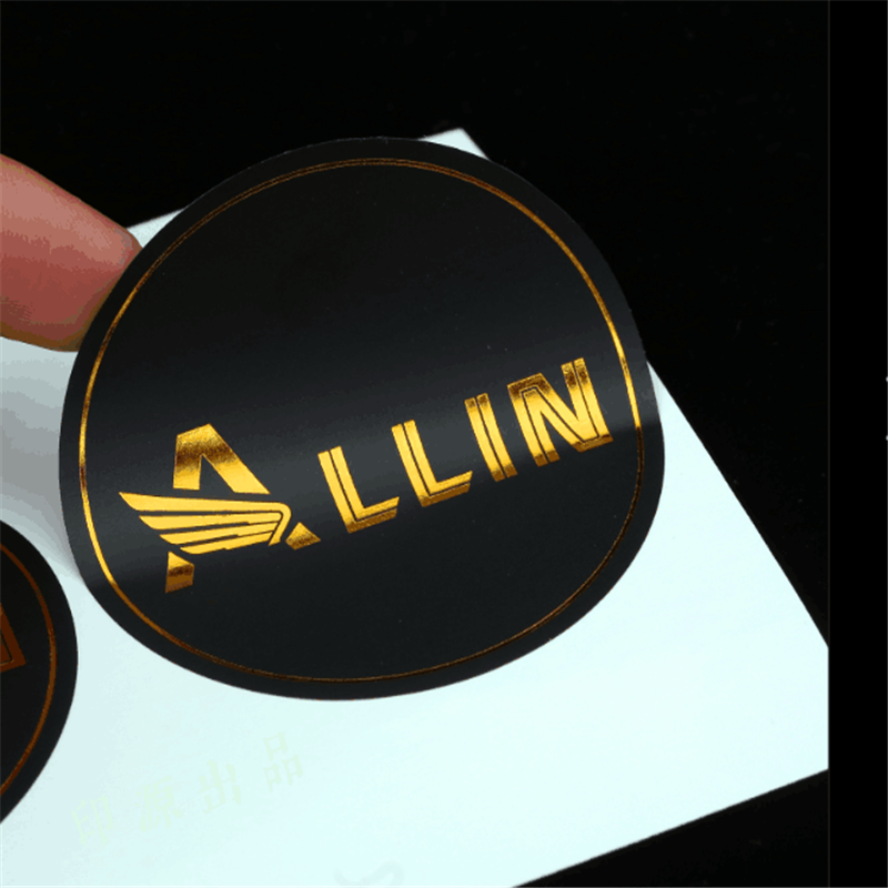 self adhesion custom printing die cut waterproof removable bopp pet paper decoration round seal label vinyl sticker