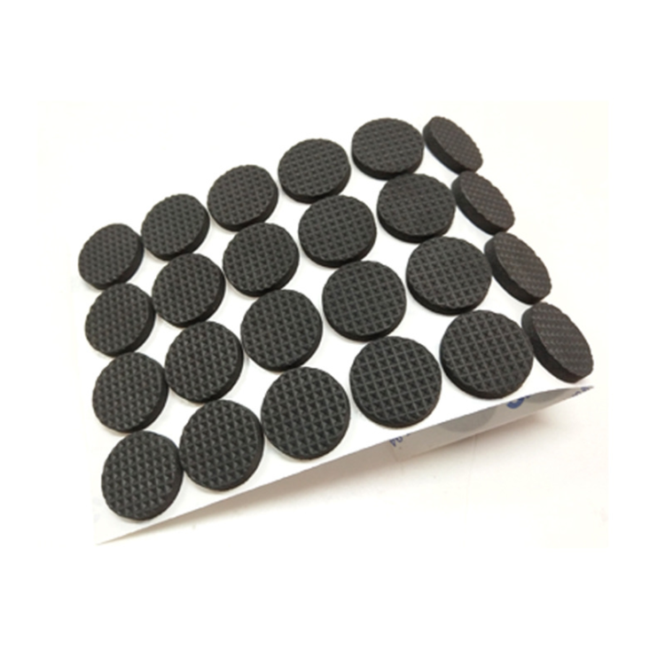 Deson no MOQ anti slip polyurethane round sealing strip silicon rubber bumper Foaming gasket pad feet sheet dots for electronics