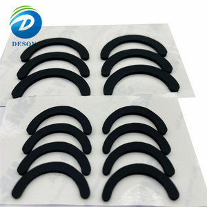 Deson bore 2mm50mm solid t type  self adhesive anti skid antivibrator silicone rubber plug for fill hole pipe stopper