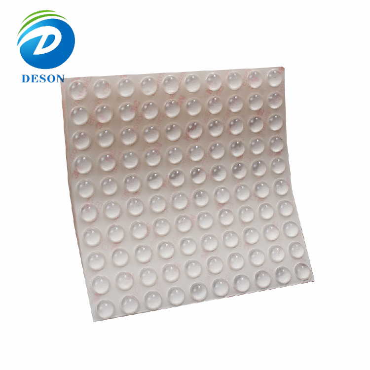 Deson Hemisphere Sound Isolation Bumper Non-Skid Self Adhesive Rubber Silicone Feet Vibration Absorption Pads for furniture