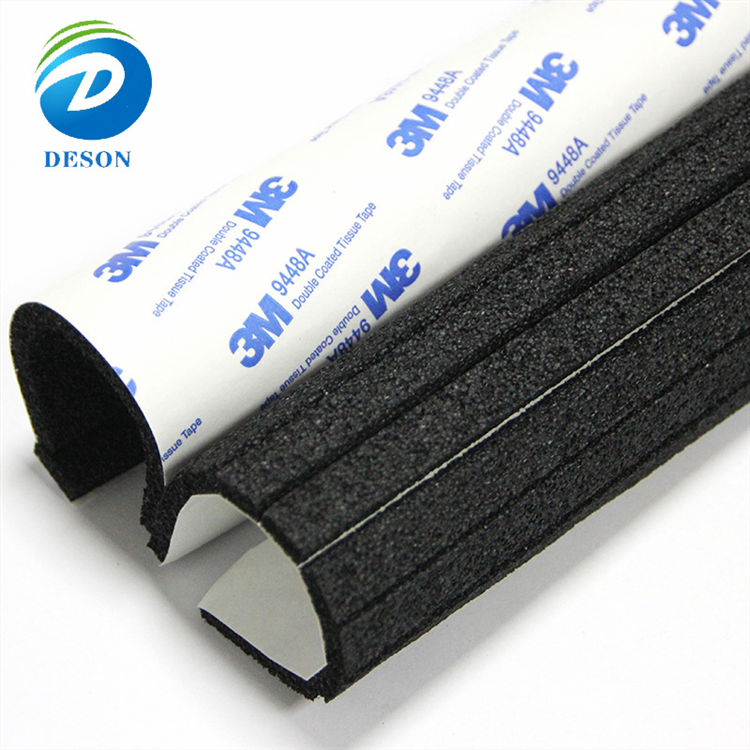 Deson 1cm Thickness Adhesive Bulk Self Perforated Sheet Closed Cell Rubber foam 5mm Pad Round Eva Foam