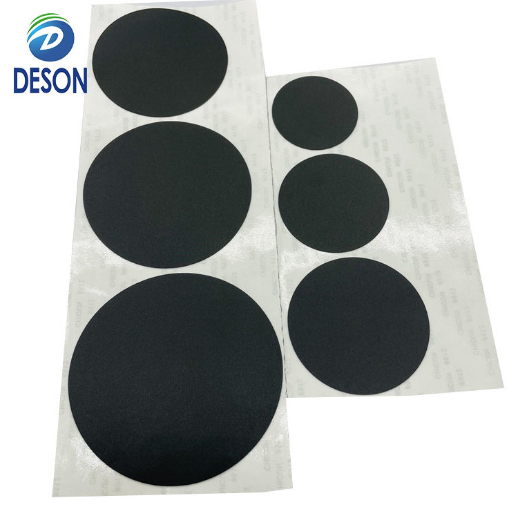 Deson custom black rounded corner silicone anti slip stickers cushion rubber furniture Bumpers Pads