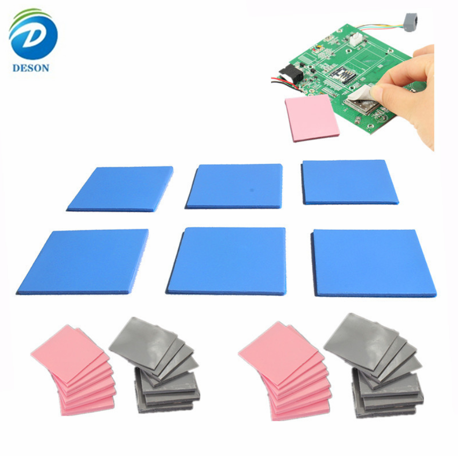 Deson 1w 2w 10w 15w 35w 15w/mk 1mm 5mm 2mm TV absorbing thermal conductivity 3m double adhesive tape cooling pad for heat sinks