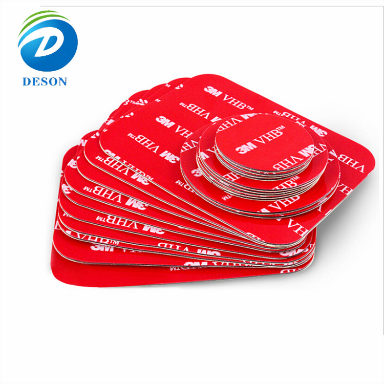 Deson Clear double sided car seat double-sided polyurethane 3d foam adhesive pad adhesive tape strips