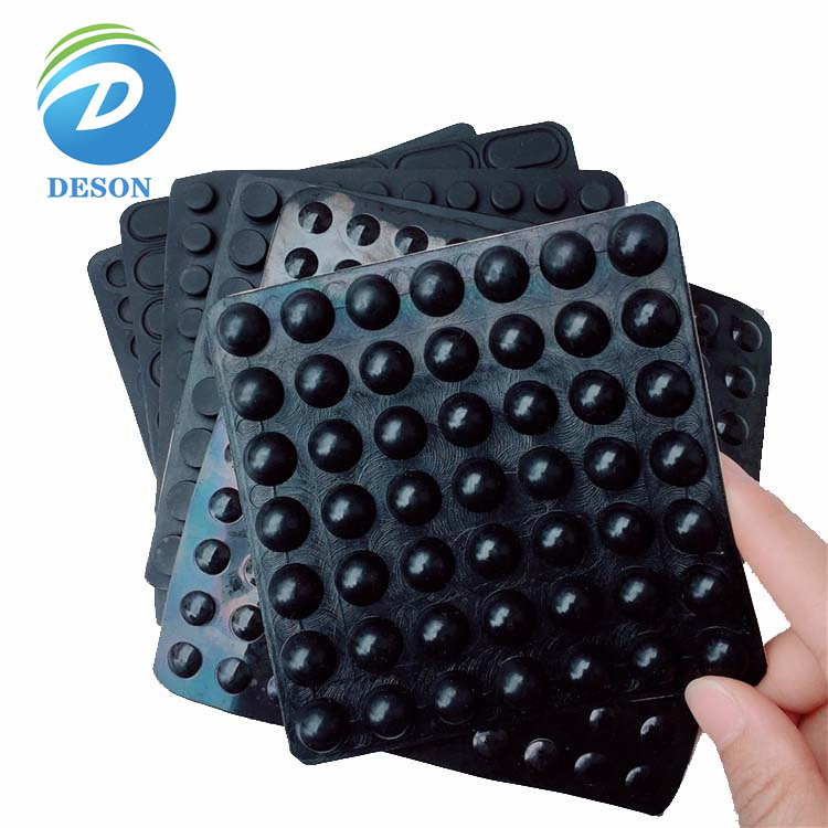 Deson Customized Black Anti-skid Shock-proof Silicone Gasket For Speaker Base