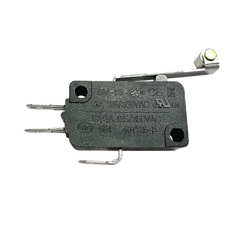 lever micro switch 16A 20A 250V SPDT 3 position SPST 2pins customize different lever size micro switch manufacturer