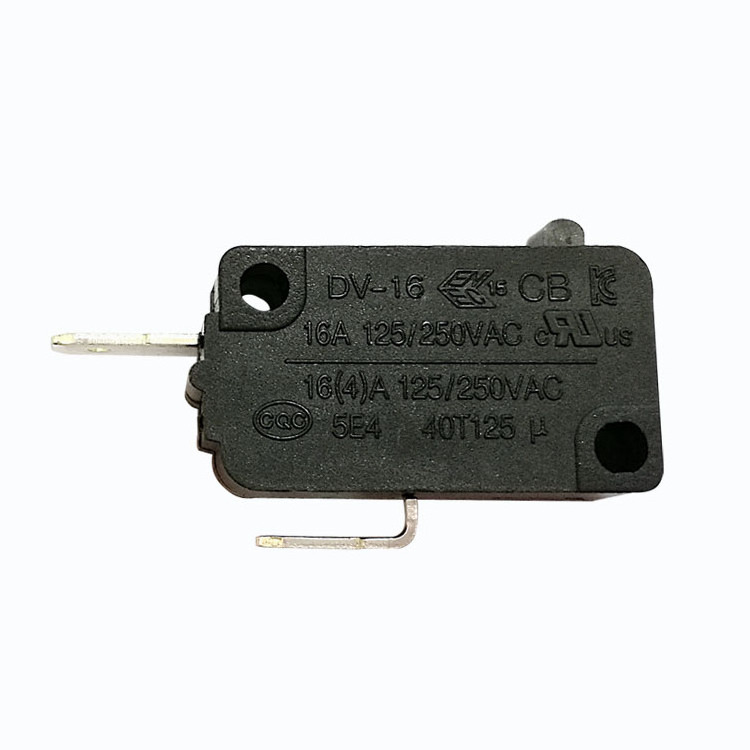 DEWO cheapest  limit switch 16A 20A micro switch  2 ways without lever black color micro switch manufacturer