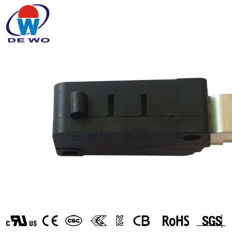 DEWO black micro switch 6.3*0.8mm terminals SPST function limit micro switch for EV charger