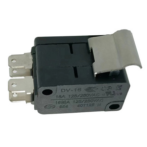 16A micro switch series with double lever Snap action 25t125 16a double pole double throw micro switch