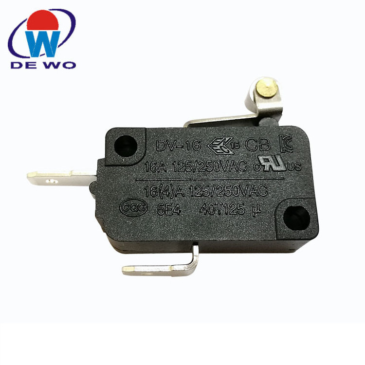 Hot selling micro switch DV16  16A 250V 85T125  SPDT micro switch for high speed blender