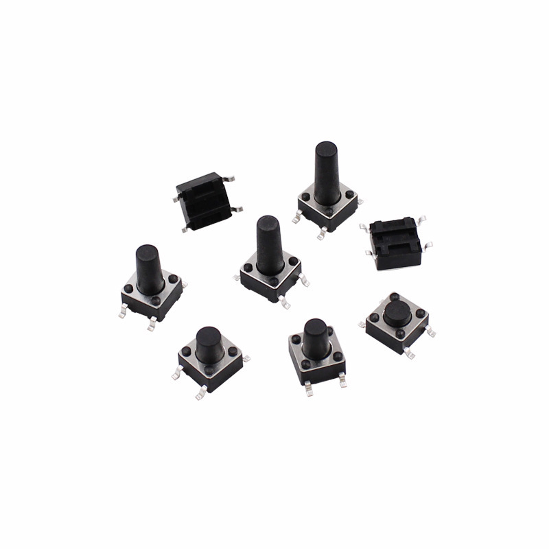 High quality through hole type dip tactile switch SMD tact switch cap micro switch push button