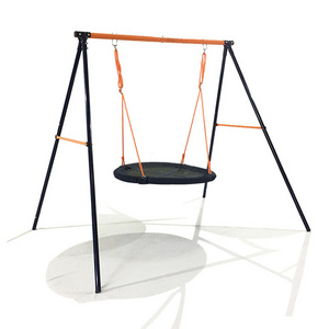 New Kids Round Platform Hanging Birds Nest single Swing Outdoor Flying Saucer Tree Swing chairs