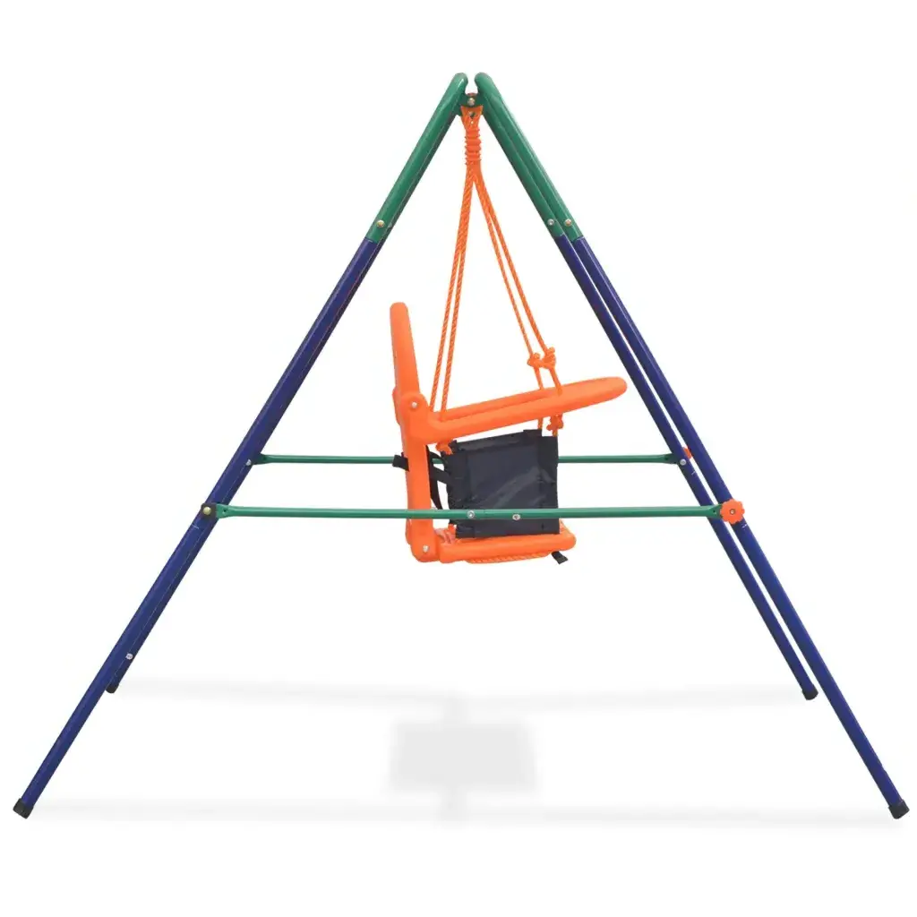 Deyi toddler Swing Set with Safety Harness Orange High quality swing for adults single swing for baby