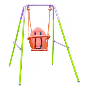 Deyi New Design cheap Top quality Indoor Or Outdoor Plastic Slide Swing Set&children  courtyard swings out door