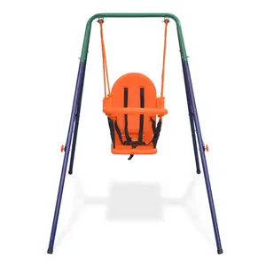 Deyi toddler Swing Set with Safety Harness Orange High quality swing for adults single swing for baby