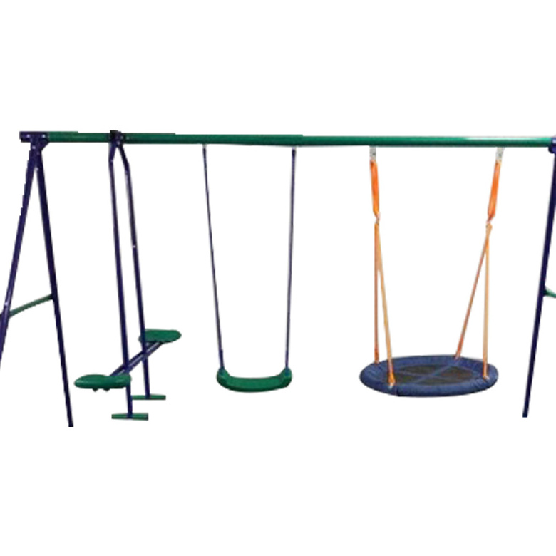 Kids Yard Outdoor Pakistani Wooden Swing And Slides