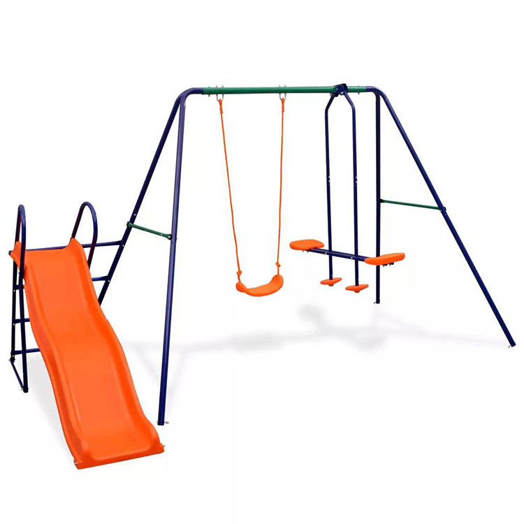 Good price sale kids outdoor children swing and safety  slides