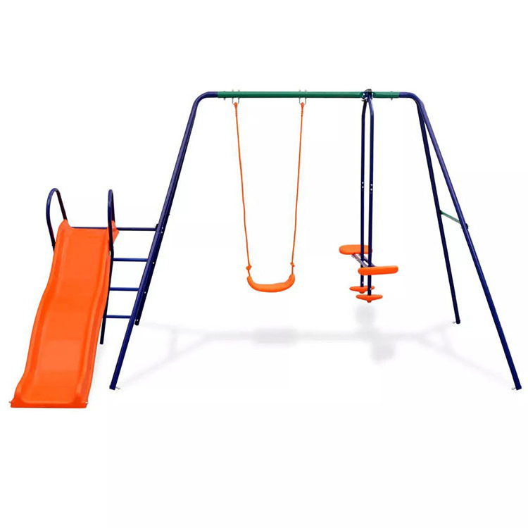 Good price sale kids outdoor children swing and safety  slides