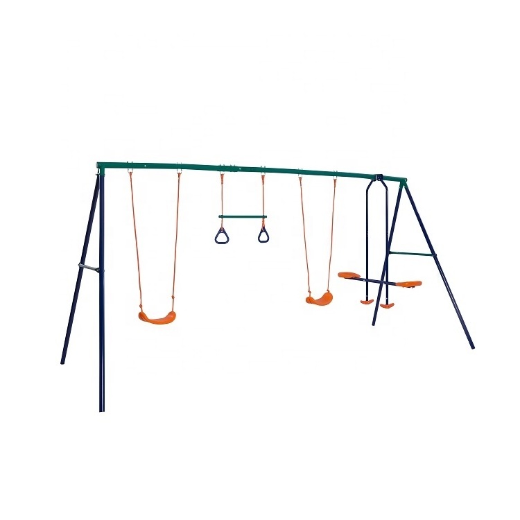 High quality kids swing sets outdoor garden swing patio swings double 4 for children