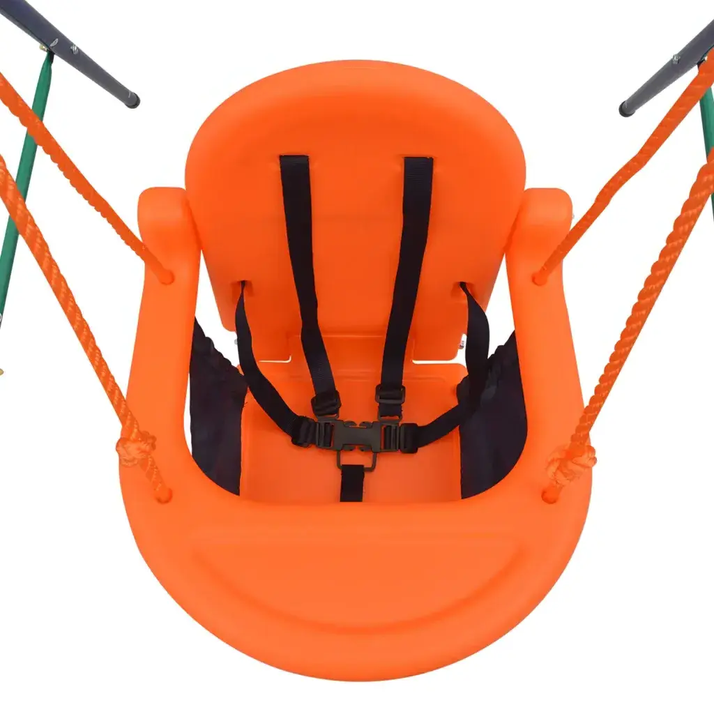 Deyi toddler Swing Set with Safety Harness Orange High quality swing for adults single swing for baby