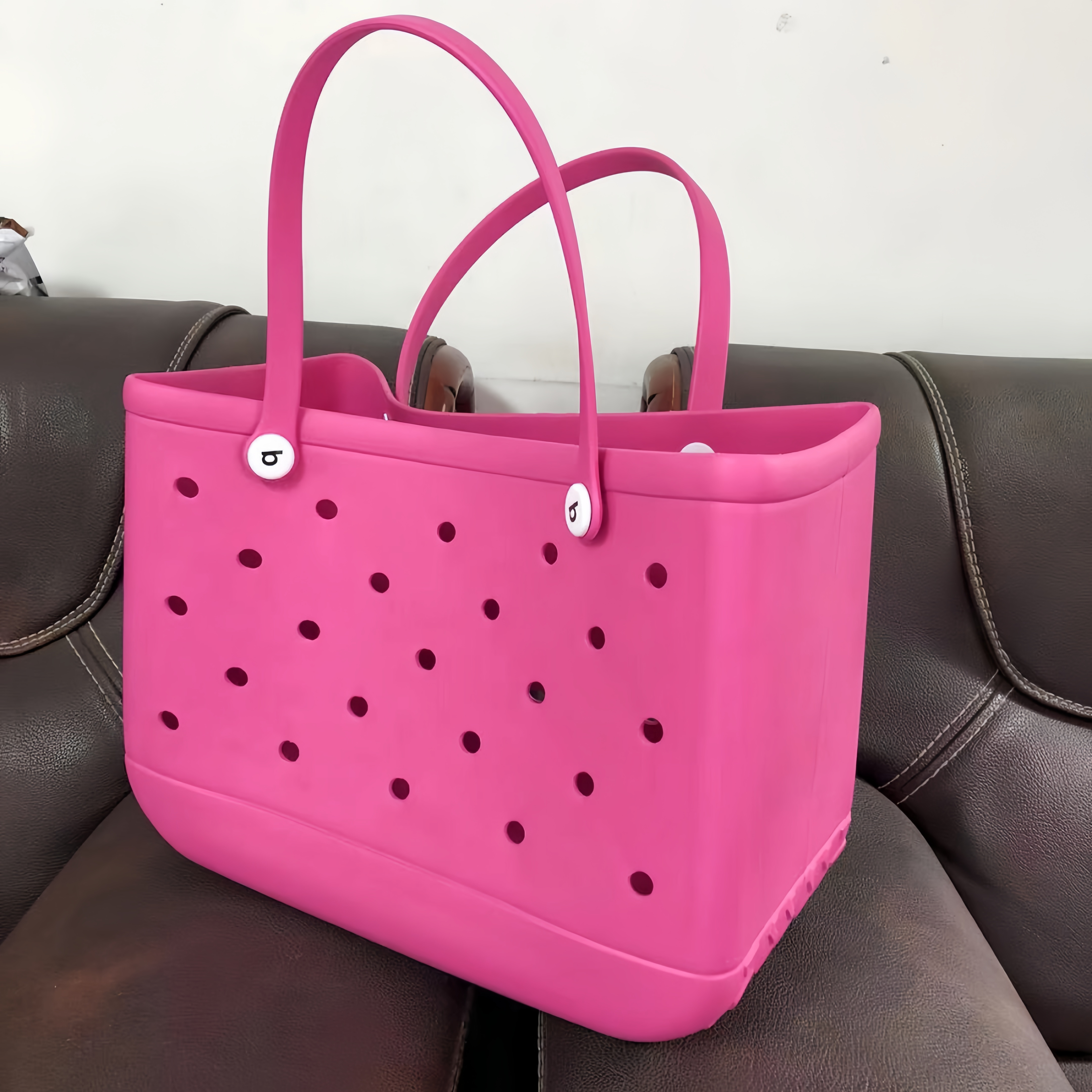 Wholesale Popular Waterproof Bogg Bag Xl Large Summer Luxury EVA Bogg Bag Accessories Charms Beach Tote Bag