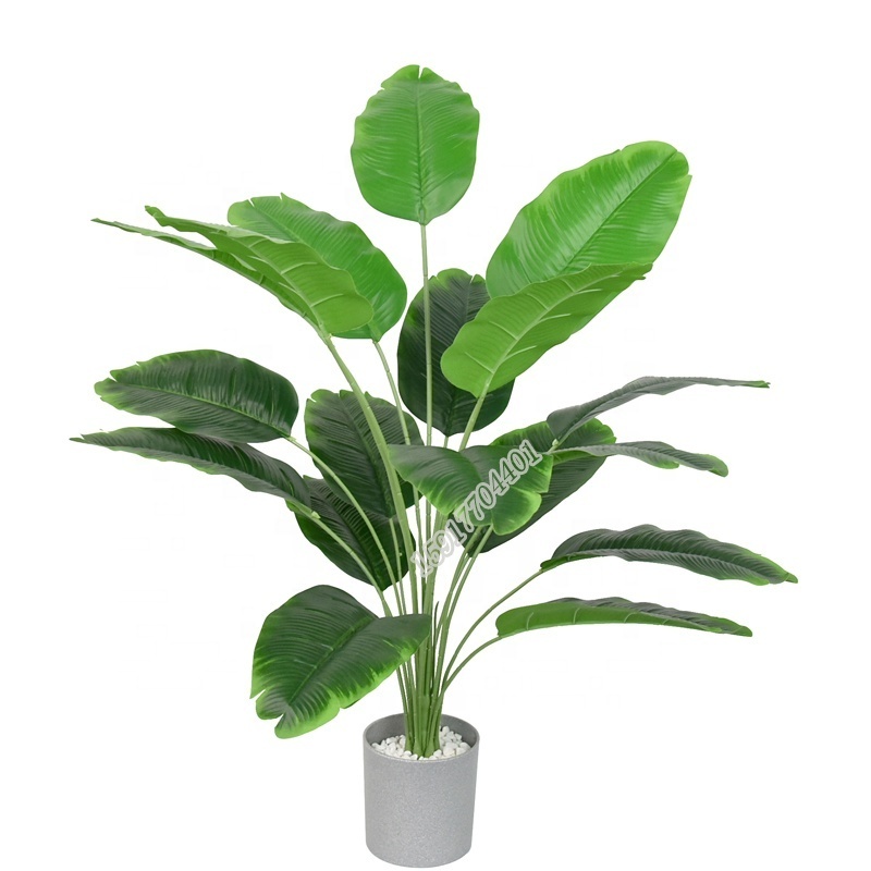 Cheap Real touch 18 leaves caladium fake plants artificial foliage bonsai plant for decoration