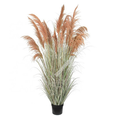 newest style bonsai flower fake onion grass artificial pot plant reed grass for decoration