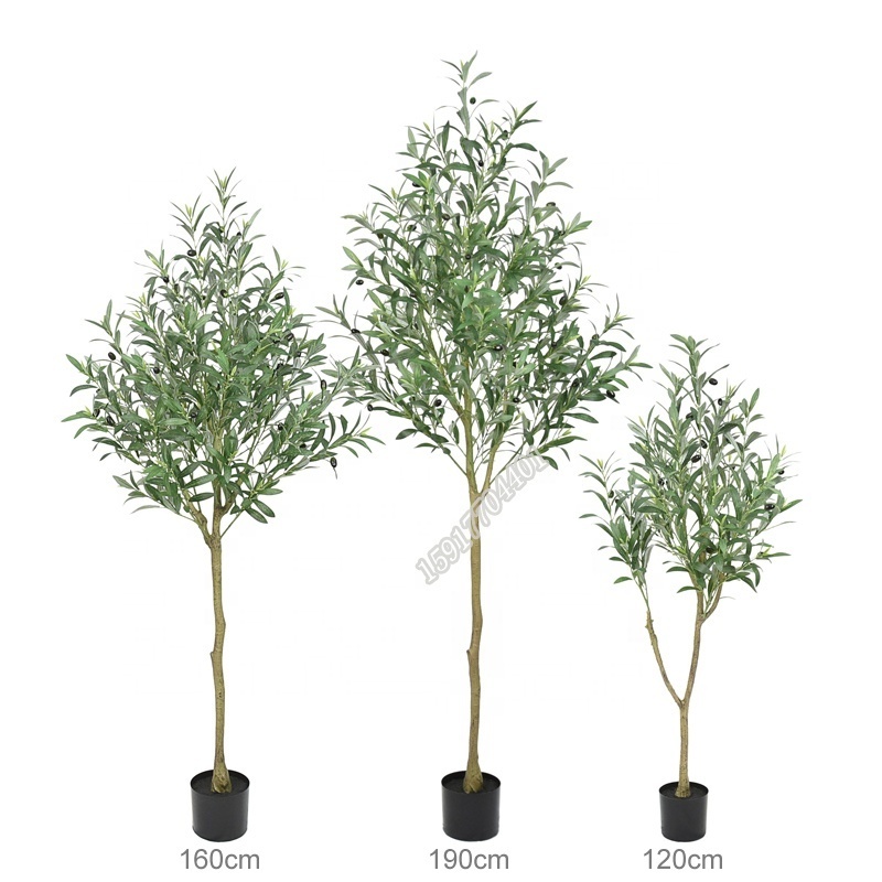 high quality Realistic fake bonsai plant 160cm artificial olive tree for tree decoration