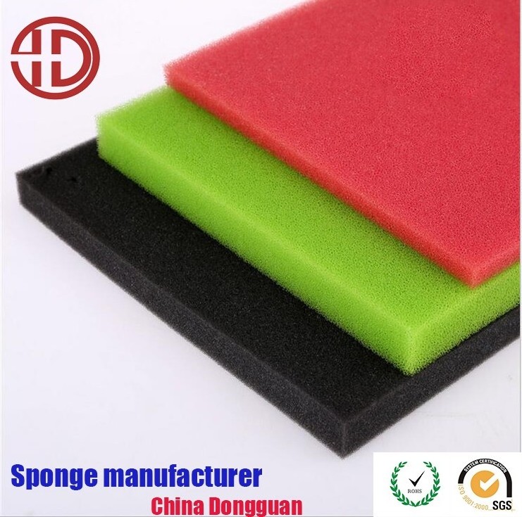 Different ppi mesh reticulated bio sponge polyurethane filter foam