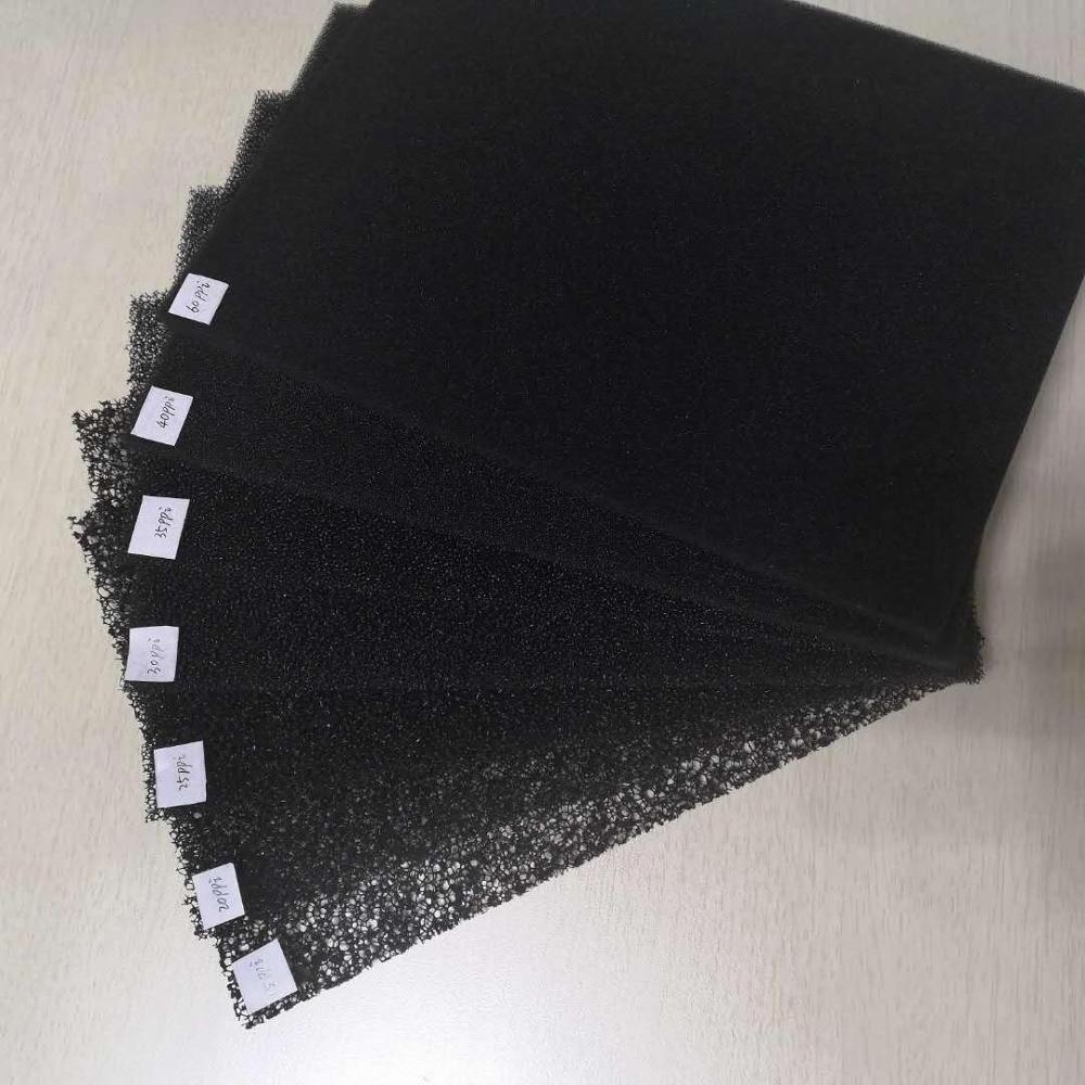 10 PPI to 80 PPI reticulated sponge PU air filter foam