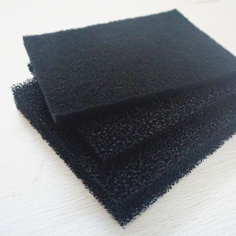 Raw material polyurethane sponge activated carbon filter foam/ air filter material