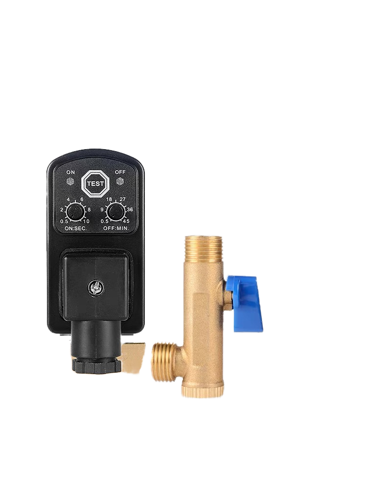 Electric solenoid valve Air compressor parts timer drainage Automatic drainage valve For engineering